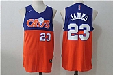 Nike Cleveland Cavaliers #23 Lebron James Blue & Orange Stitched Jersey,baseball caps,new era cap wholesale,wholesale hats